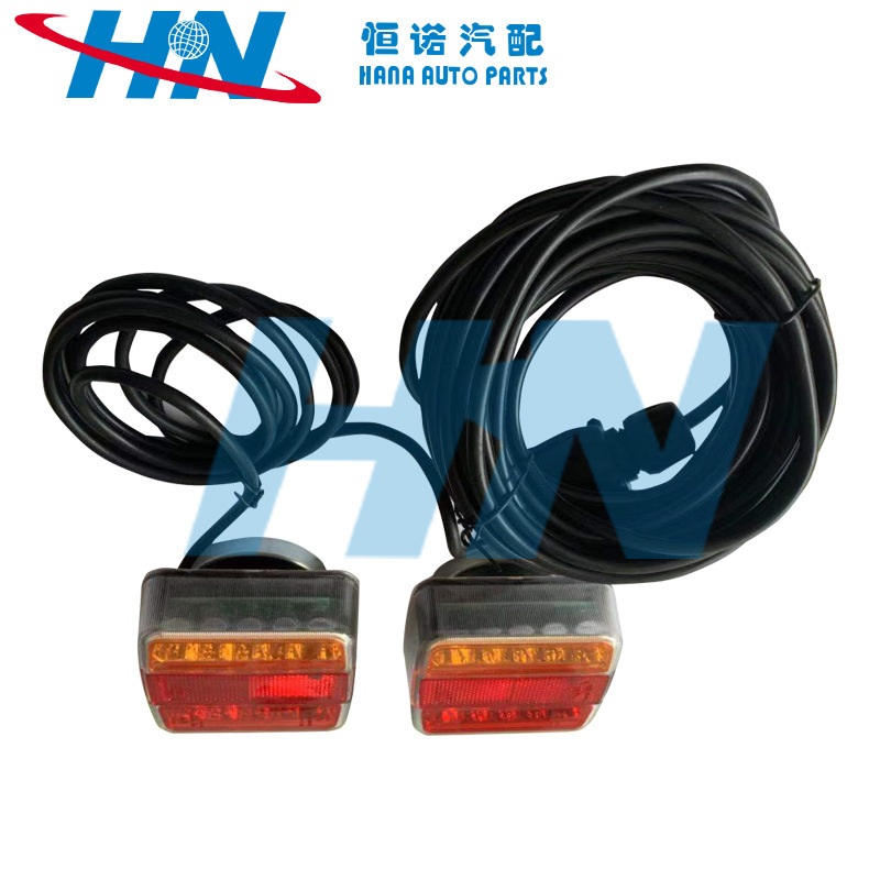 Las ventas transfronterizas 20LED doble color con imán luz trasera impermeable anti-colisión LED luz trasera LED luz de la esquina