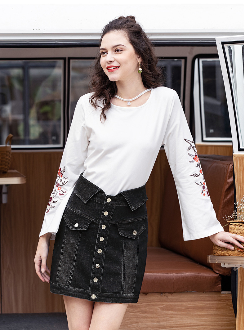 Jupe femme CARTE DES POISSONS en Cow-boy - Ref 3330457 Image 33