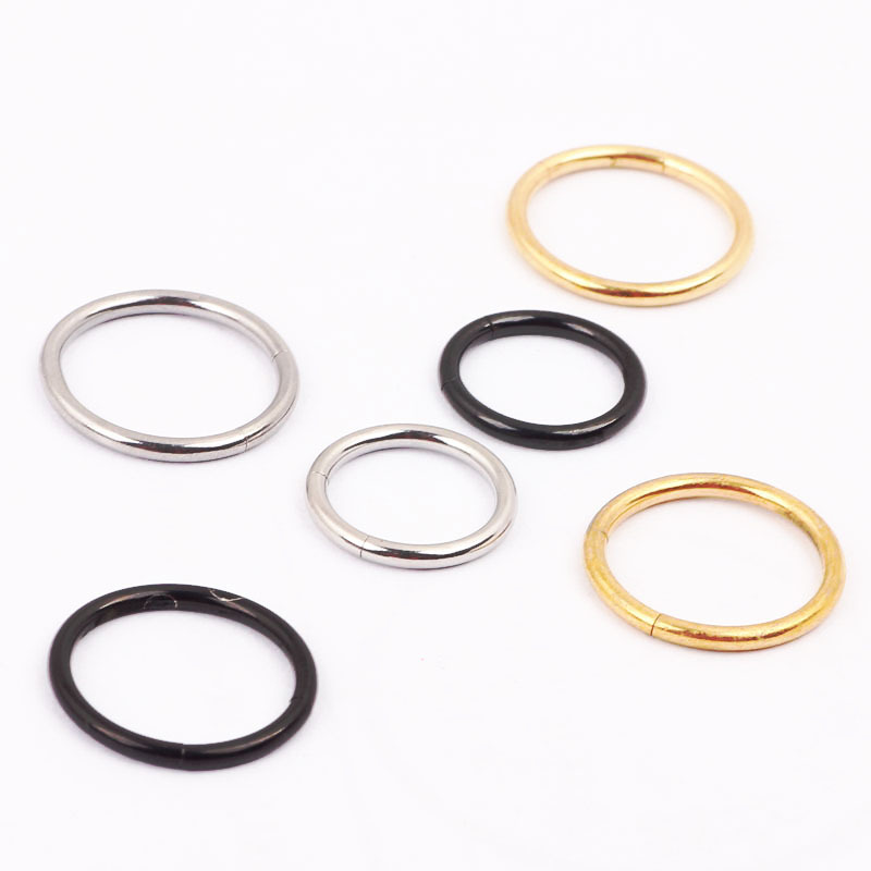 European American Fashion Beauty Nose Ring Piercing Titanium Steel Nose Nail Ring Wholesale detail image 10