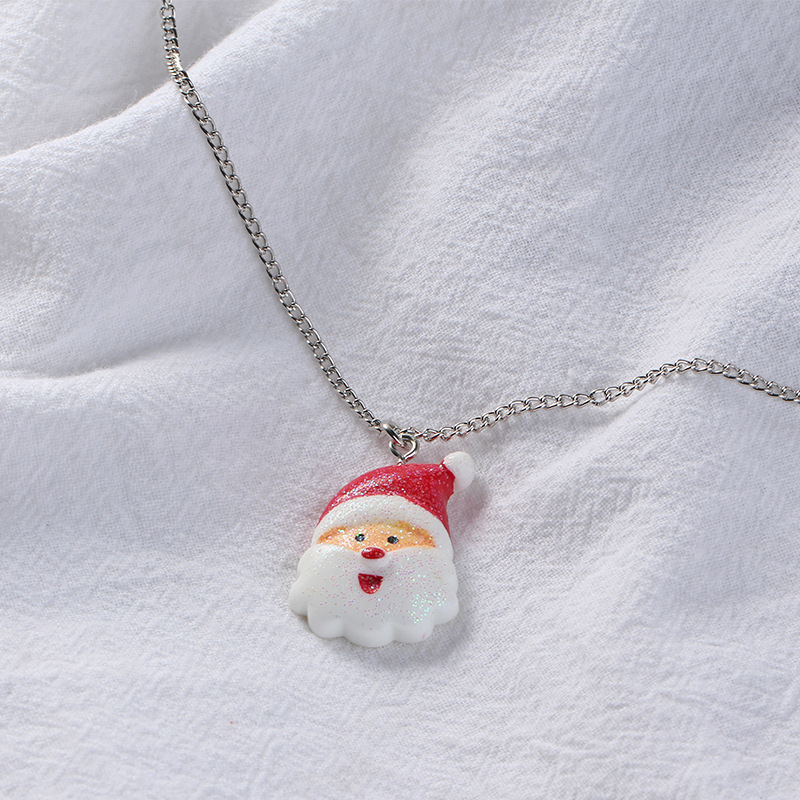 Cute Cartoon Acrylic Colored Santa Gift Earrings display picture 8