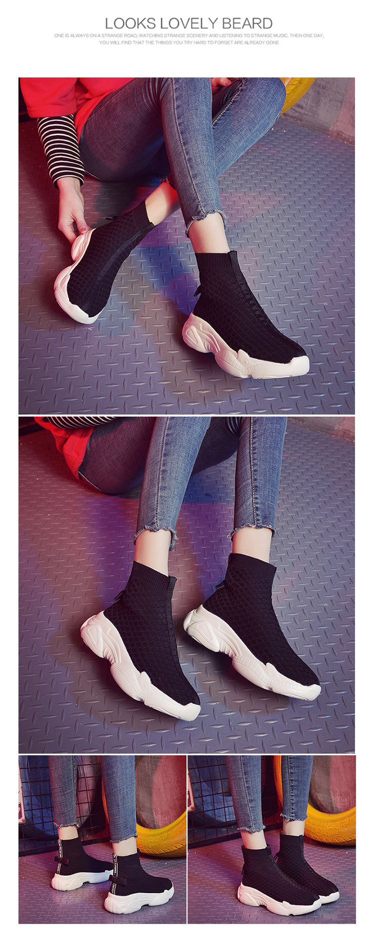 Bottes femme en Tissu - Ref 3355328 Image 15