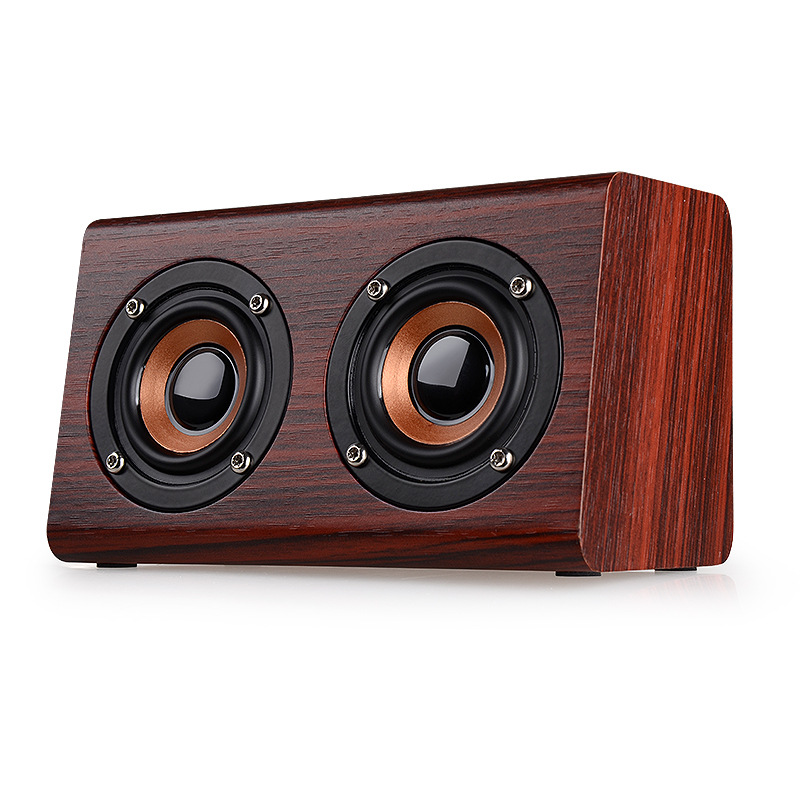 wooden bluetooth subwoofer speaker home computer mobile phone audio creative retro gift promotion spot