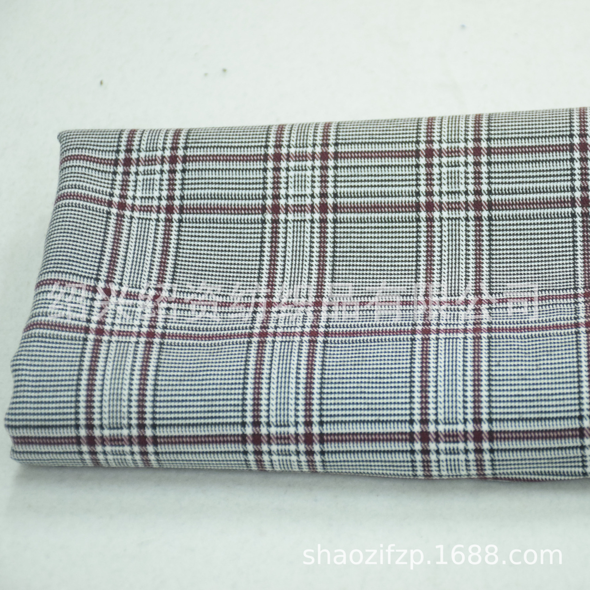 tr格子西装套装鞋帽箱包粗纺色织毛呢大衣面料