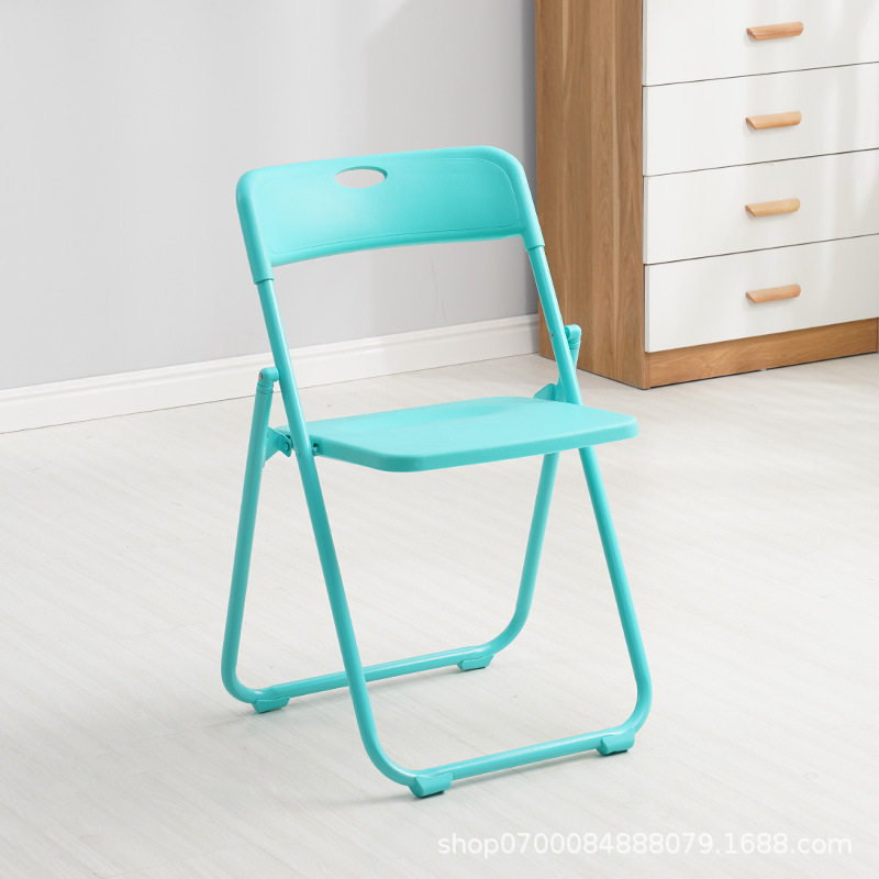Silla plegable de plástico, oficina o exposición, moderna, venta directa de fábrica
