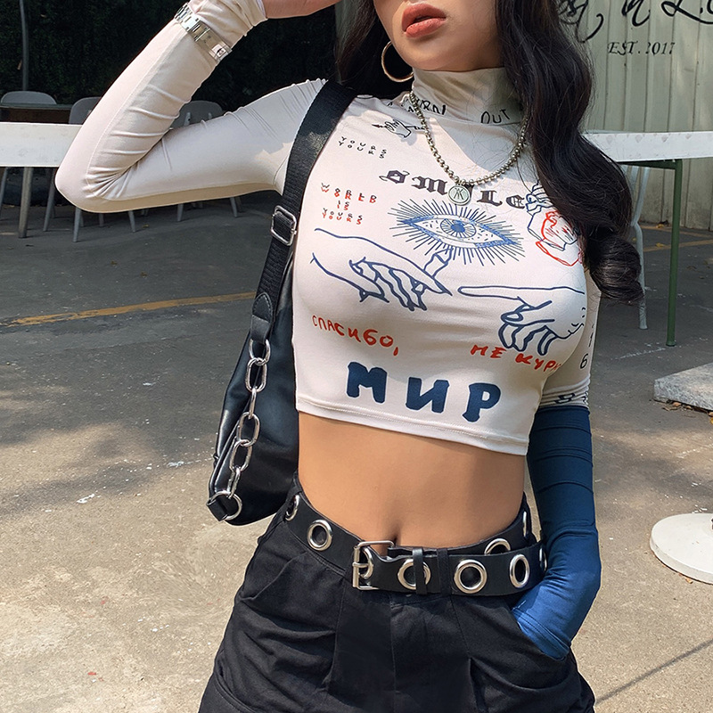 Stylish look with crop top