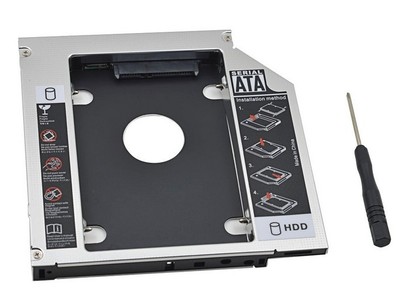 大量批發筆記本通用光驅位硬盤拖架12.7與9.5MM