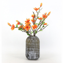 中式仿真小木蓮花 木蘭花pu手感假花干支客廳擺設裝飾花卉
