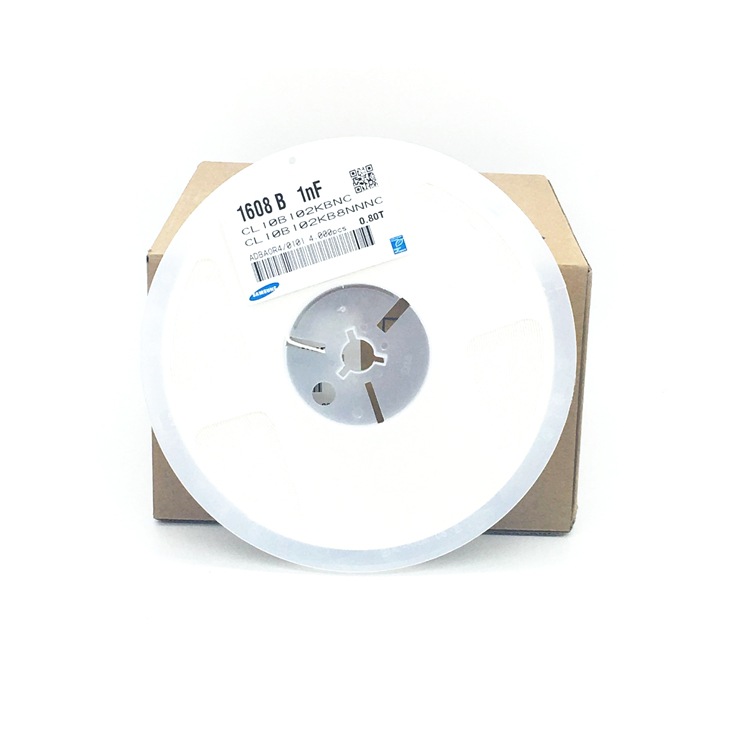 贴片陶瓷电容0603 102K 50V电容器CL10B102KB8NNNC 10%50V