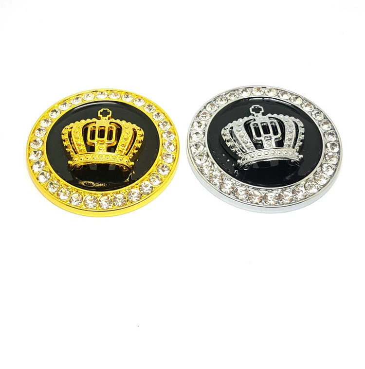Автомобильный металлический тест Crown Terminal Label Reform Patching Drilling Sticker Patch A Mid -Pillar Round Tie Tie Drilling Sticker