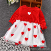 Autumn cute dress, small princess costume, skirt