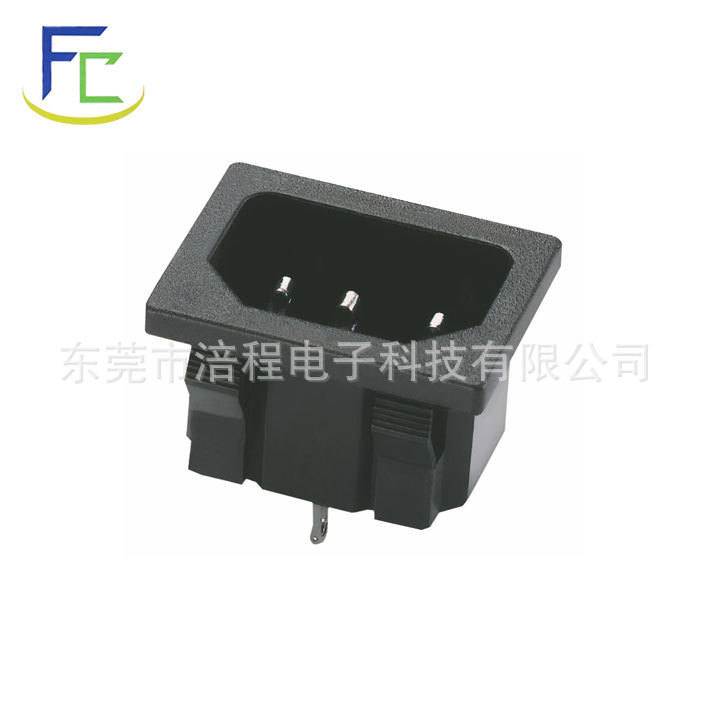 厂家现货批发开关插座 保险丝插座 AC电源插座 卡式品字插座现货