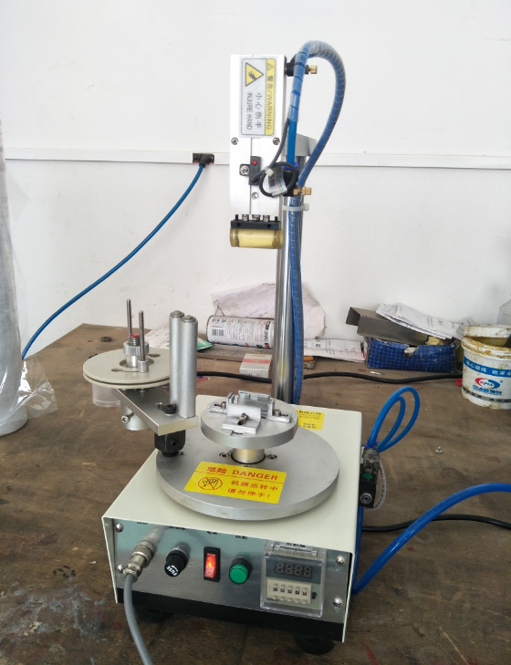 变压器外围包胶机磁环线圈外围胶带半自动包胶机外围胶带包胶带机