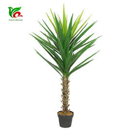 绿韵工厂仿真剑兰春 人造仿真绿植装饰 家居办公室摆件绿色植物