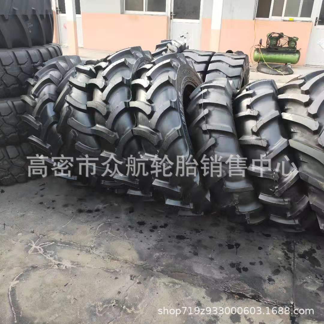 现货 供应 12.4-24 R-1s人字加密农用机械车轮胎拖拉机轮胎
