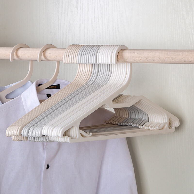 Japanese Style Simple Adult Plastic Seamless Clothes Hanger Clothes Hanger Clothes Rack Storage Clothes Drying Support Japanese Style Simple Adult Plastic Seamless Clothes Hanger Clothes Hanger Clothes Rack Storage Clothes Drying Support