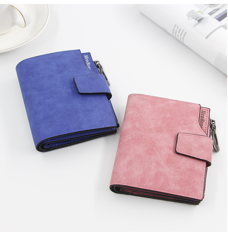 Women's Solid Color Pu Leather Zipper Buckle Wallets display picture 1