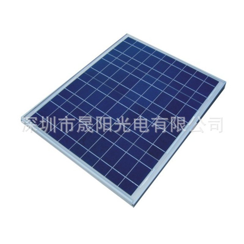 大量供应路灯用太阳能电池组件 多晶硅太阳能电池板 60W