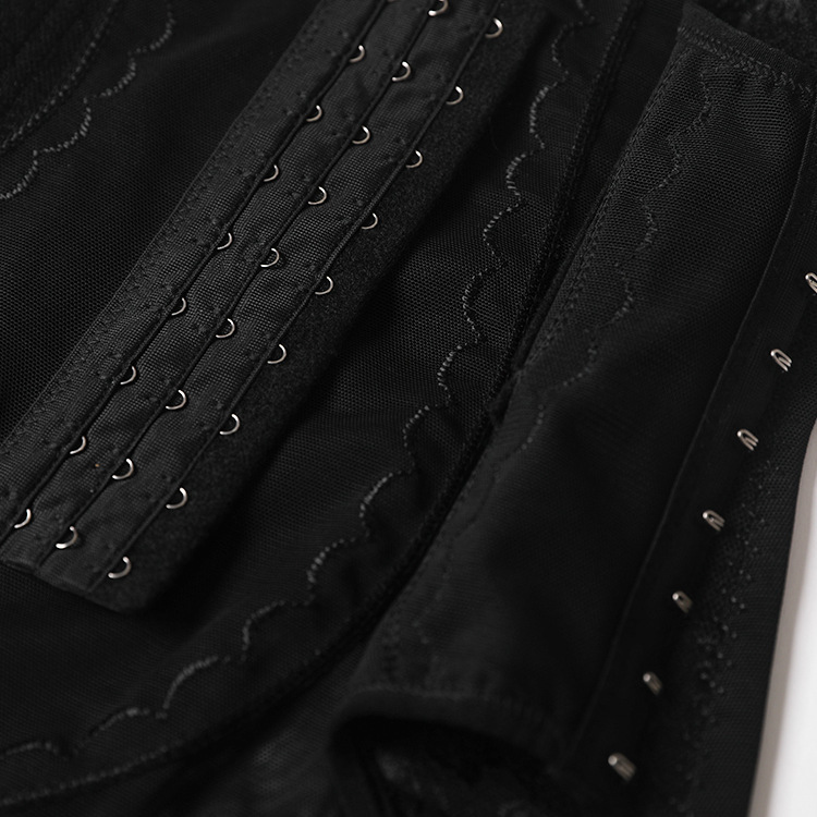 帮手描述图:可调节三排九扣高腰产后提臀束腰收胃收腹塑身裤女士