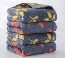 洁蕾雅中国结竹纤维毛巾面巾提花树叶成人男女洗澡洗脸毛巾8841