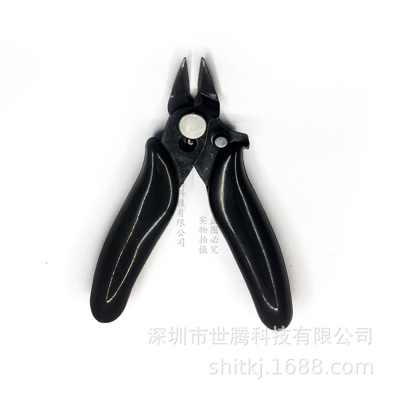 Mini alicates de corte pequeños de 3,5 pulgadas alicates diagonales de cigarrillos electrónicos con alicates de agua de bloqueo mango rojo de acero inoxidable 170