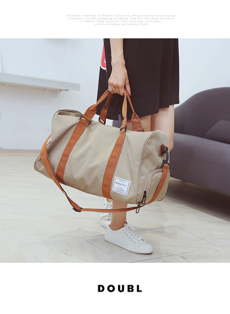 Unisex Basic Classic Style Solid Color Oxford Cloth Travel Bags display picture 3