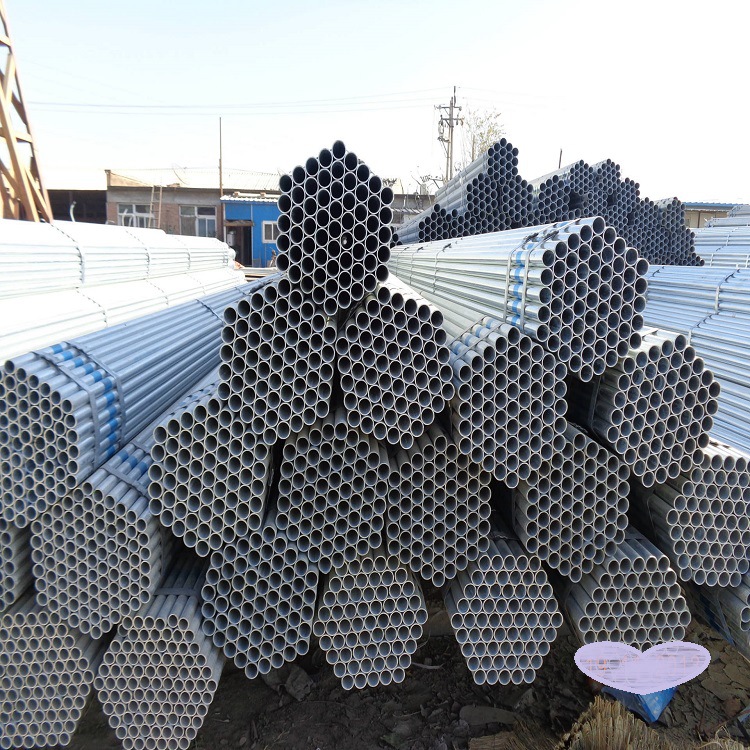 q345b镀锌管批发薄壁镀锌管建筑工程电力供水DN100镀锌圆管可切割