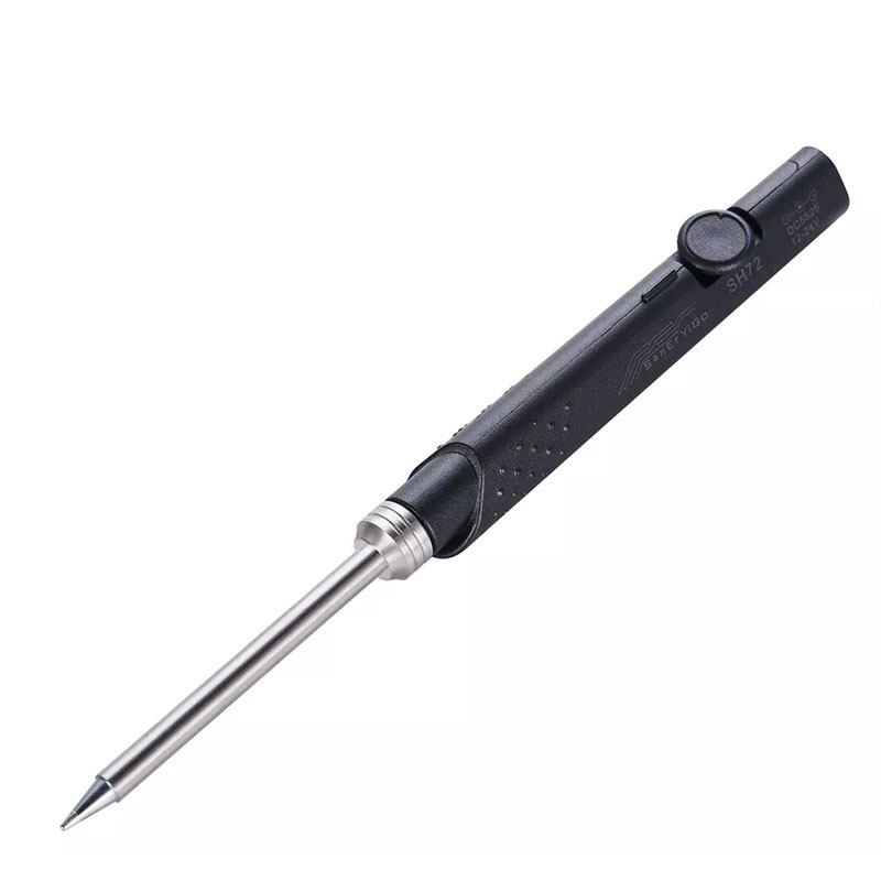 Portable Electric Iron SH72, 65W Constant Temperature Adjustable, DC5525 Interface, 12-24V, Includes Power Adapter