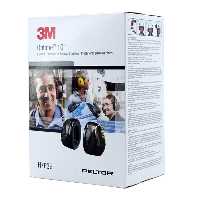 3MH7P3E Safety Helmet Style Noise Reduction Earphones Hearing Protection Anti-Noise Earphones Comfort Noise-Cancelling Earphones Industrial