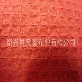 全棉华夫格 厂家供应 32/2*16支秋冬款睡衣棉服多色全棉面料