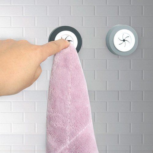 No punching towel hook hole plug wall hanging towel rack bathroom toilet kitchen rag clip dishcloth rag