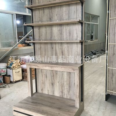Shelf manufacturers Wood goods shelves supermarket goods shelves customized Wall Display cabinet Whole grains dried food For eggs
