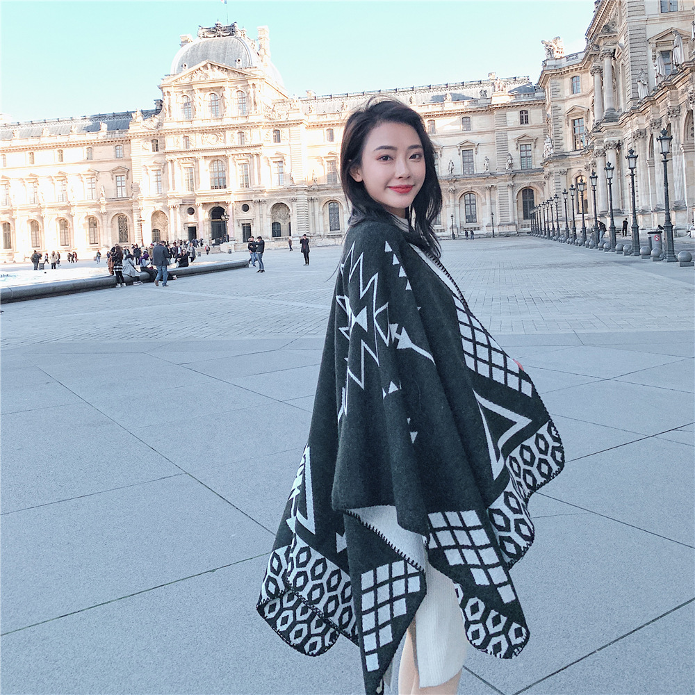 Korean Fashion Oversized Scarf display picture 3