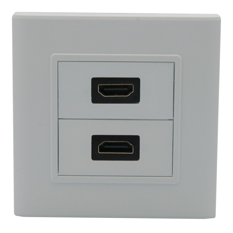 86型 双口 HDMI 直插型 母对母面板 HDMI V2.0版本 支持3D和4K