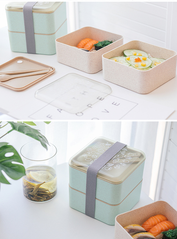 正方形麦料双层便当盒4.jpg