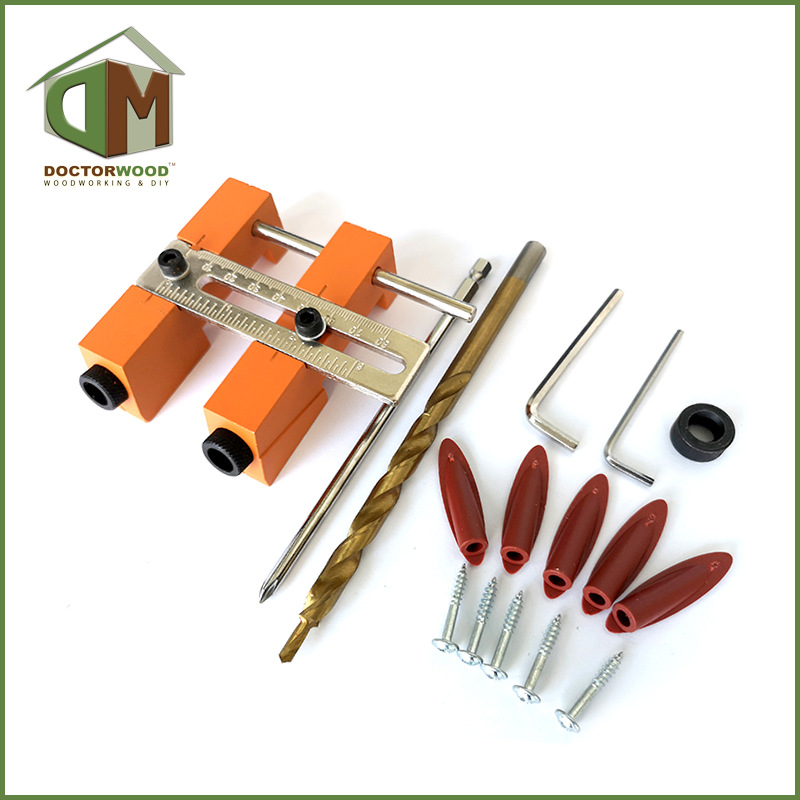 可调木工打孔定位器   DIY木工打孔工具  木工工具组套
