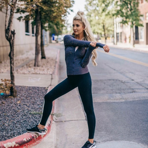 Cross-border supply 2020 AliExpress wish Amazon yoga pants European and American sports hot selling hip leggings for women