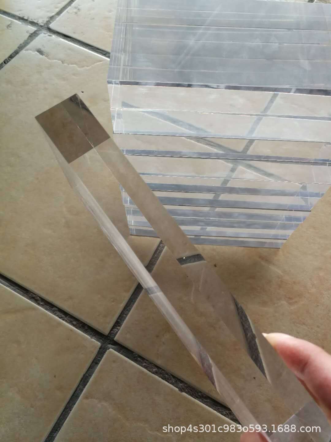 厂家直销透明亚克力厚板有机玻璃板薄板加工打孔热弯厚度05-200mm