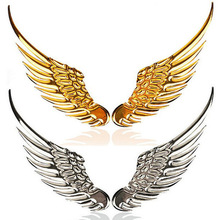 汽车个性天使之翼翅膀车标贴金属车身贴老鹰翅膀3D立体改装装饰贴