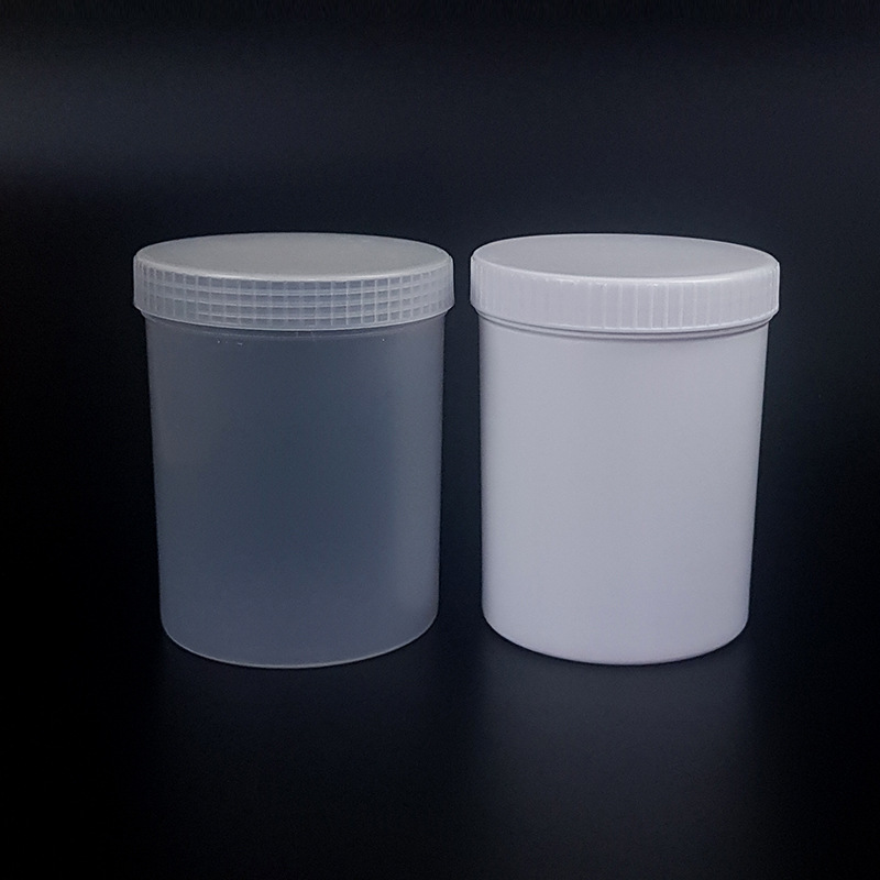 厂家供应 1000ml塑料分装瓶 pp膏瓶 1L塑料桶 广口瓶 直筒 样品瓶