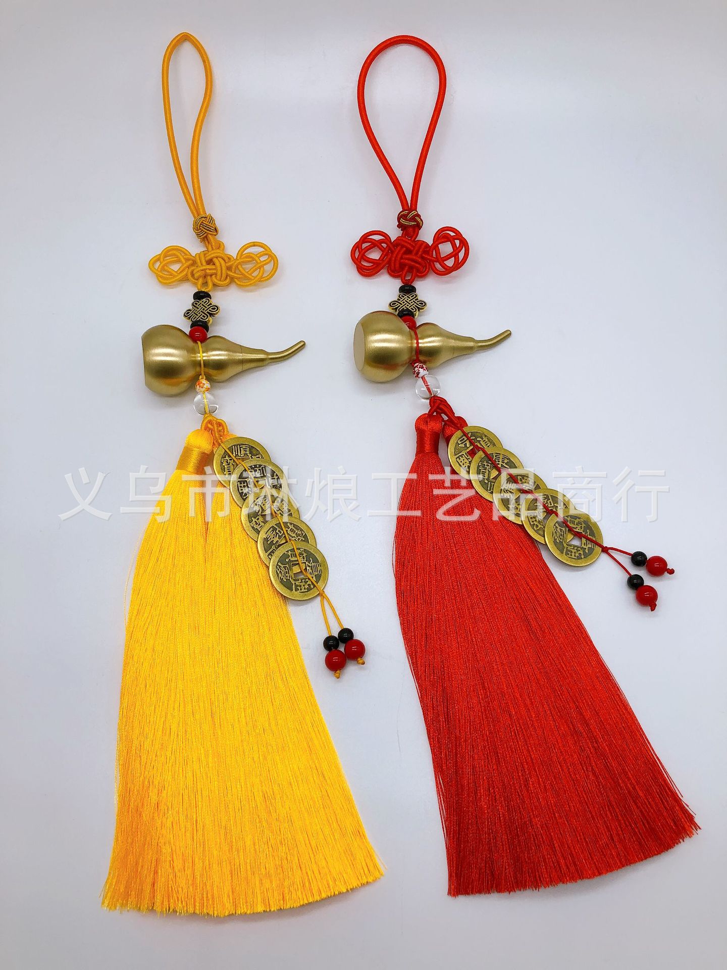 铜葫芦五帝挂件