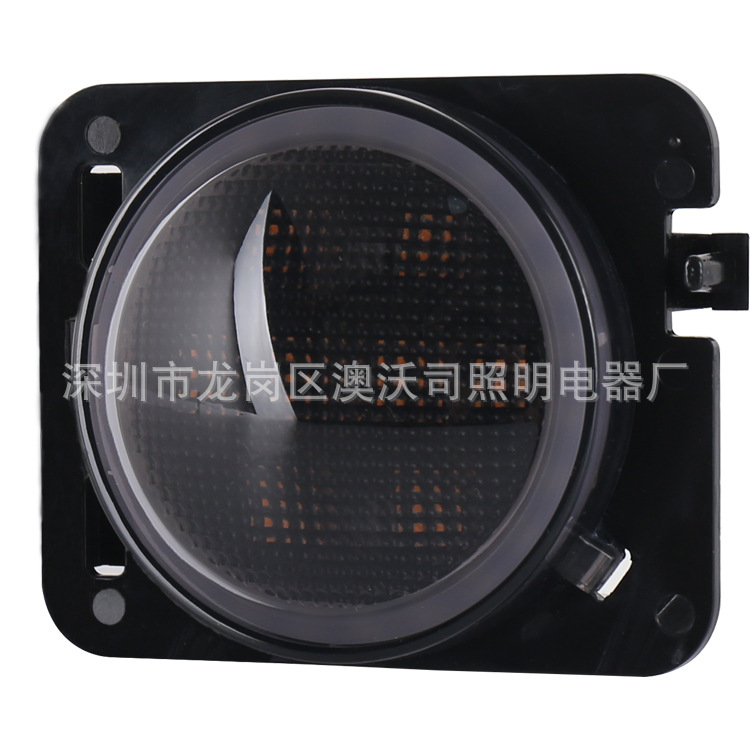 Shepherd Wheel eyebrow light with Angel eye car modified LED light yellow light side light warning light car LED light