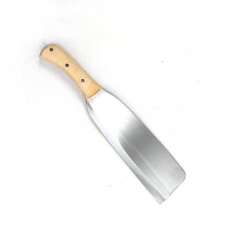 Деревянная ручка топорный нож Открытый нож для инструментов Сельскохозяйственный топорный нож домашний топорный сад дров кемпинг сломанный бамбуковый нож оптом