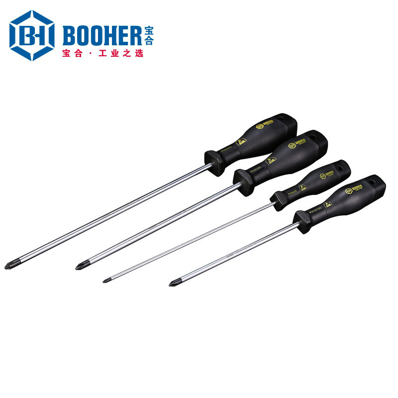 Booher宝合工具防静电工具-防静电十字螺丝批BH0302008~0302210
