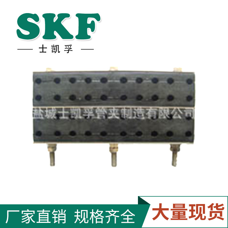 供应船用多孔尼龙管夹 液压管夹 船用管码 盐城尼龙管卡管夹