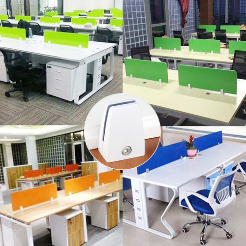 Table Screen Partition Clip, Office Desk Partition Clip, Aluminum Alloy Glass Clip, Partition Dividing Clip, Office Furniture Accessory