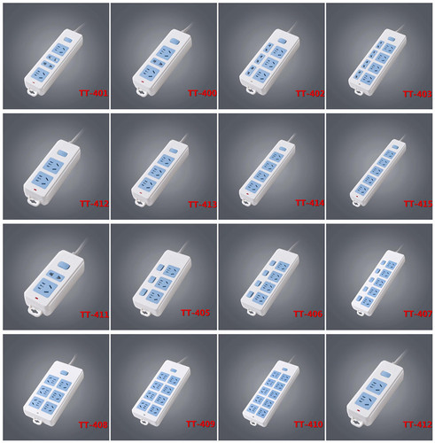 Wholesale new national standard high-power adapter strip, office power strip extension cord, multi-function switch smart plug