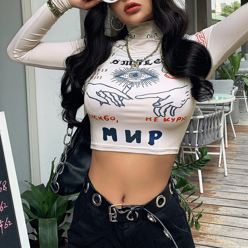 Different angle of crop top