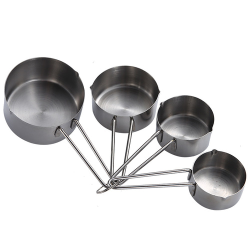 Factory direct sales stainless steel measuring spoon measuring cup measuring spoon measuring instrument stainless steel measuring spoon set coffee measuring spoon measuring spoon