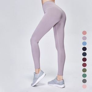 yoga trousers high waist stretch tight running trousers fast-drying breathable cross-border