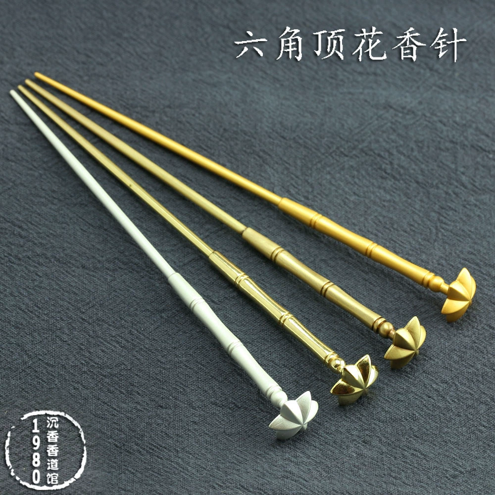 Ароматные иглы Медь Натуральный цвет Star Top Цветочные иглы Чистая медь Материал Античная медь Натуральный цвет Ароматный способ устройства